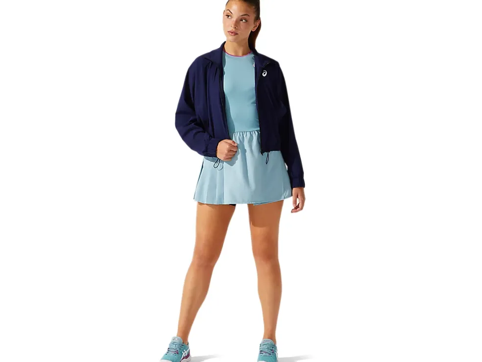 Discount ASICS MATCH WOVEN JACKET Peacoat