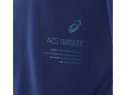 Flash Sale ASICS MEN ACTIBREEZE COOLING JACQUARD LONG SLEEVE TOP Deep Ocean