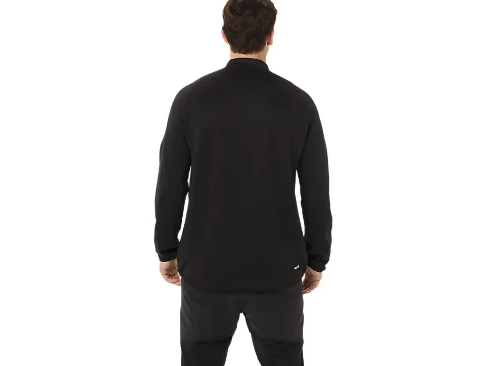 Online ASICS MEN ACTIBREEZE JACQUARD 1/2 ZIP TOP Performance Black