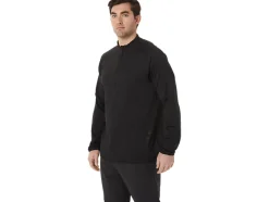 Online ASICS MEN ACTIBREEZE JACQUARD 1/2 ZIP TOP Performance Black