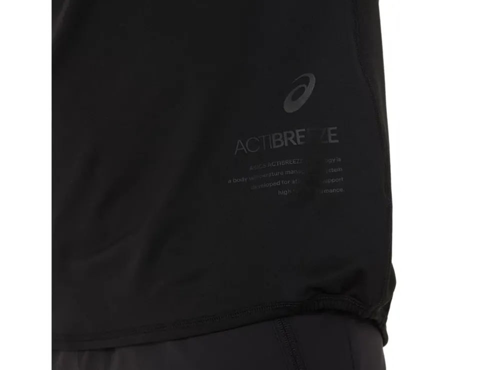 Online ASICS MEN ACTIBREEZE JACQUARD 1/2 ZIP TOP Performance Black