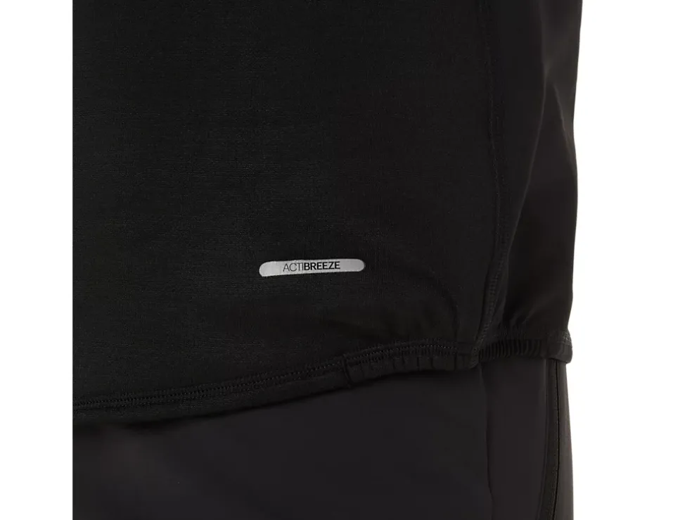 Online ASICS MEN ACTIBREEZE JACQUARD 1/2 ZIP TOP Performance Black