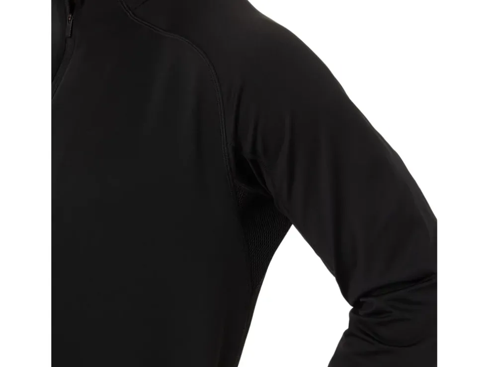 Online ASICS MEN ACTIBREEZE JACQUARD 1/2 ZIP TOP Performance Black