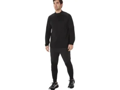 Online ASICS MEN ACTIBREEZE JACQUARD 1/2 ZIP TOP Performance Black