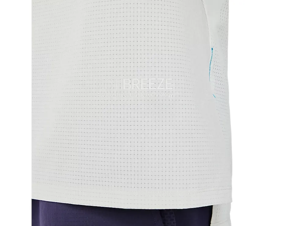 Outlet ASICS MEN ACTIBREEZE JACQUARD POLO SHIRT Glacier Grey