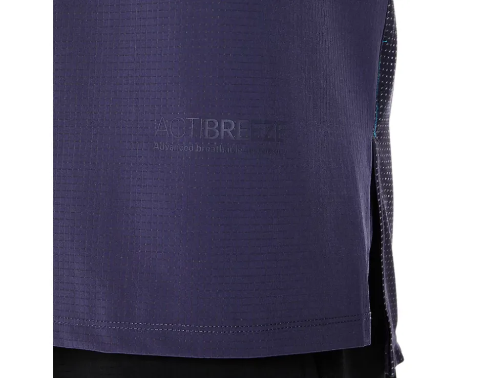 Best Sale ASICS MEN ACTIBREEZE JACQUARD POLO SHIRT Indigo Fog
