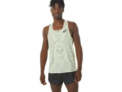 Best ASICS MEN ACTIBREEZE JACQUARD SINGLET Whisper Green