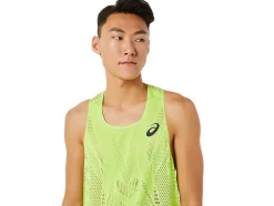 Clearance ASICS MEN ACTIBREEZE SINGLET Hazard Green