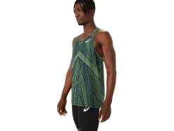 Shop ASICS MEN ACTIBREEZE SINGLET French Blue/Safety Yellow