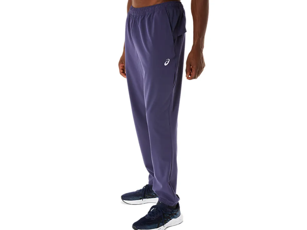 Discount ASICS MEN ACTIBREEZE VENTED WOVEN PANTS Indigo Fog