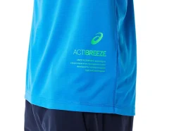 Best ASICS MEN ACTIVE SHORT SLEEVE TOP Electric Blue