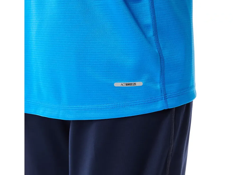 Best ASICS MEN ACTIVE SHORT SLEEVE TOP Electric Blue