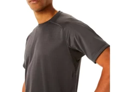 Clearance ASICS MEN ACTIVE SHORT SLEEVE TOP Obsidian Grey