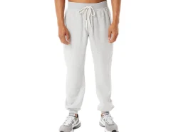 New ASICS MEN SUNDAY SANA FLEECE JOGGER Light Grey Heather