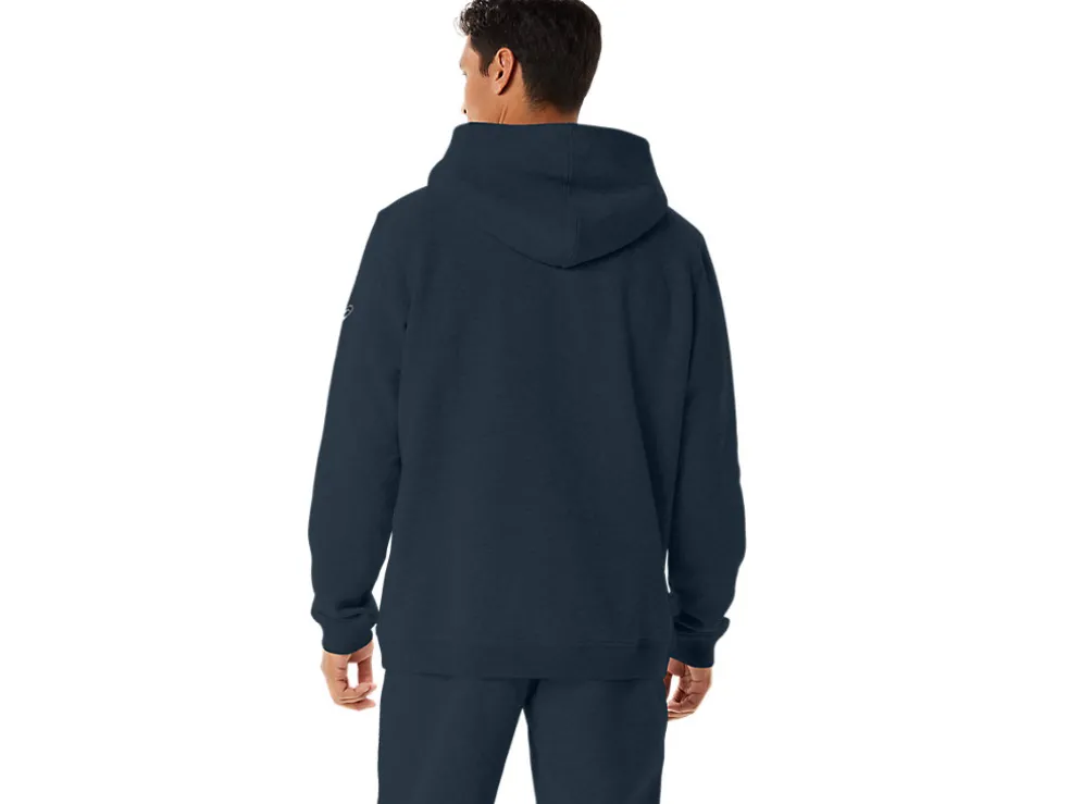 Best ASICS MEN SUNDAY SANA FLEECE HOODIE French Blue