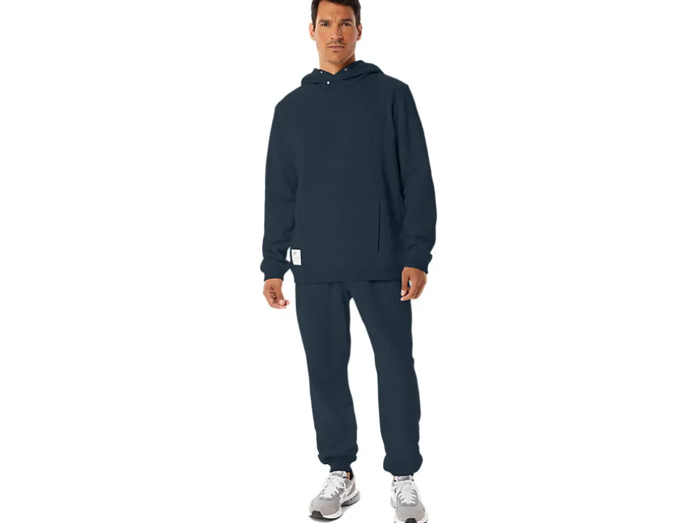 Best ASICS MEN SUNDAY SANA FLEECE HOODIE French Blue