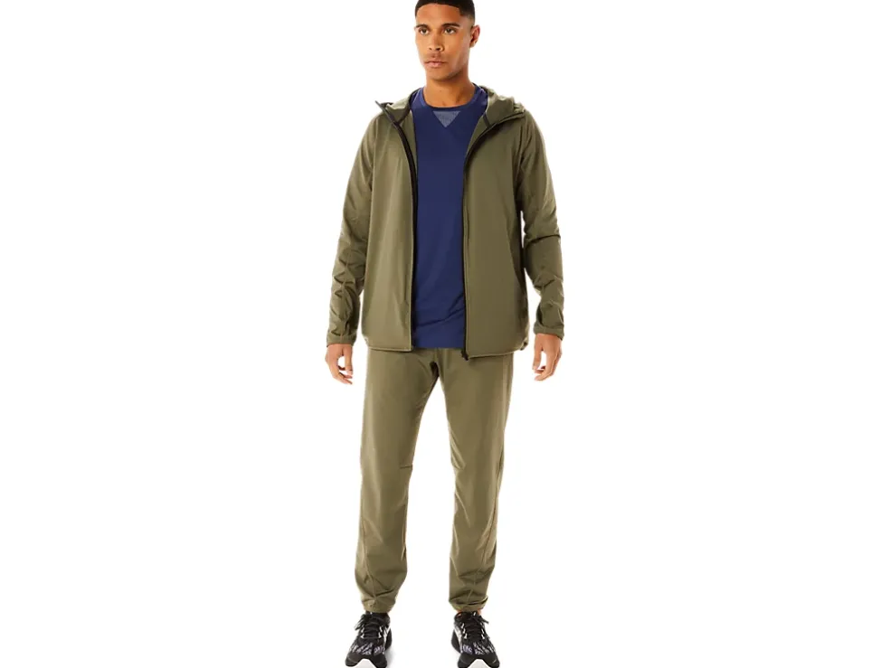 Cheap ASICS MEN BRUSHED KNIT PANTS Mantle Green