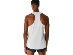 Clearance ASICS MEN CJ-LINE LIGHT SINGLET Glacier Grey/Electric Red