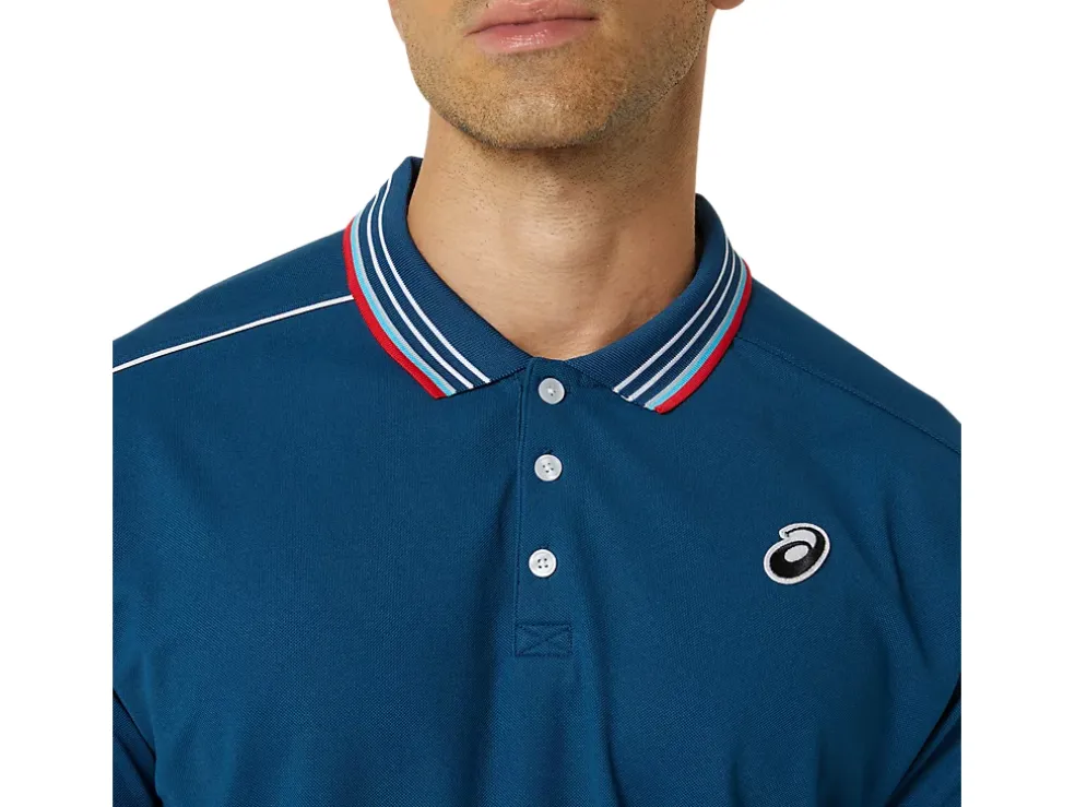 Flash Sale ASICS MEN CLASSIC POLO-SHIRT Mako Blue