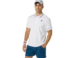 New ASICS MEN CLASSIC POLO-SHIRT Brilliant White