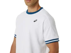 Store ASICS MEN CLASSIC SHORT SLEEVE TOP Brilliant White