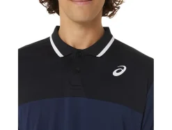 Sale ASICS MEN COURT POLO SHIRT Midnight/Performance Black