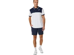 Cheap ASICS MEN COURT POLO SHIRT Brilliant White/Midnight
