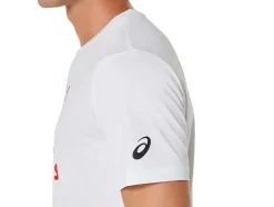 Discount ASICS MEN COURT SHOES GRAPHIC TEE Brilliant White