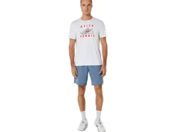 Discount ASICS MEN COURT SHOES GRAPHIC TEE Brilliant White
