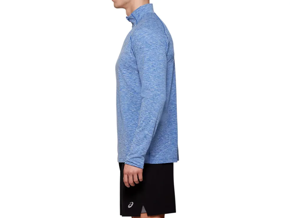 Online ASICS MEN DORAI QUARTER ZIP TOP Asics Blue Heather
