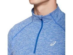 Online ASICS MEN DORAI QUARTER ZIP TOP Asics Blue Heather
