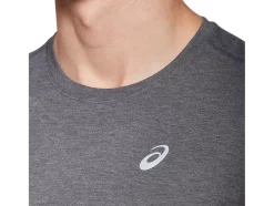Fashion ASICS MEN DORAI SHORT SLEEVE TOP Dark Grey Heather