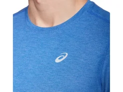 Fashion ASICS MEN DORAI SHORT SLEEVE TOP Asics Blue Heather
