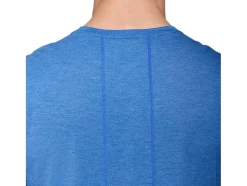 Fashion ASICS MEN DORAI SHORT SLEEVE TOP Asics Blue Heather