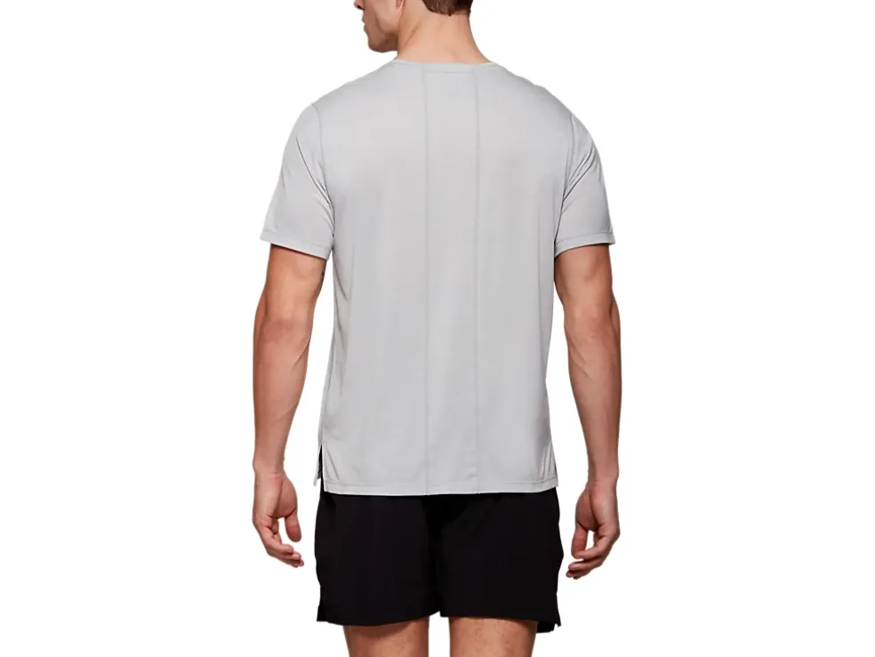 Store ASICS MEN DORAI SHORT SLEEVE TOP Light Grey Heather