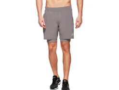 Clearance ASICS MEN FIETRO 7IN 2 N 1 SHORT Carbon