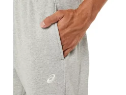 Outlet ASICS MEN FLEECE TAPERED PANT Light Grey Heather
