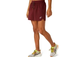 Cheap ASICS MEN FUJITRAIL LOGO SHORT Antique Red/Bright Orange