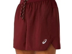 Cheap ASICS MEN FUJITRAIL LOGO SHORT Antique Red/Bright Orange