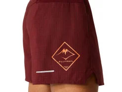 Cheap ASICS MEN FUJITRAIL LOGO SHORT Antique Red/Bright Orange