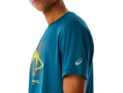 Online ASICS MEN FUJITRAIL LOGO SHORT SLEEVE TOP Ink Teal