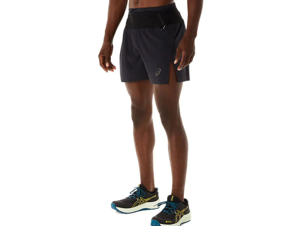Online ASICS MEN FUJITRAIL SHORT Performance Black