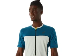 Clearance ASICS MEN FUJITRAIL SHORT SLEEVE TOP Ink Teal/Light Sage