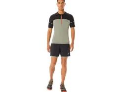 Shop ASICS MEN FUJITRAIL TOP Lichen Green/Performance Black