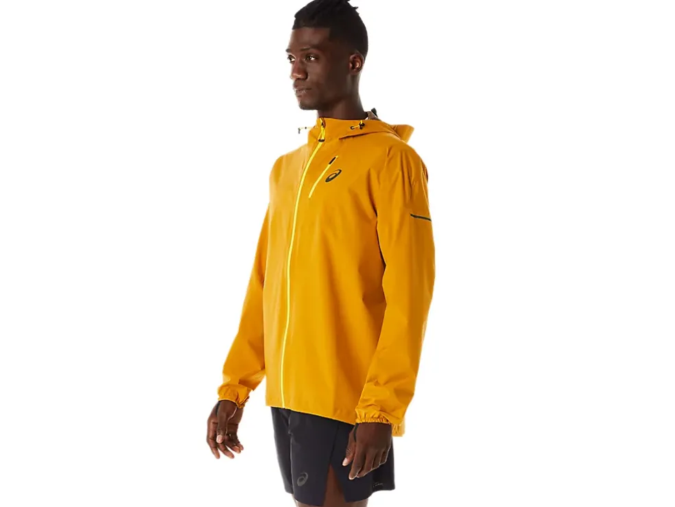 Outlet ASICS MEN FUJITRAIL WATERPROOF JACKET Sandstorm