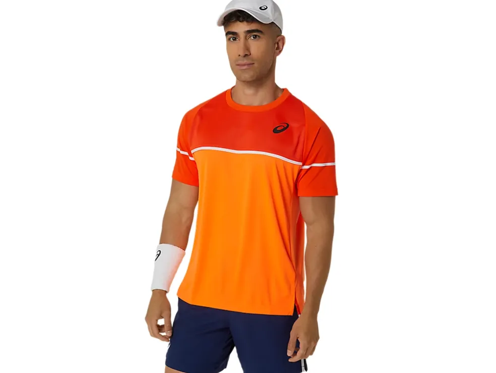 Fashion ASICS MEN GAME SHORT SLEEVE TOP Koi
