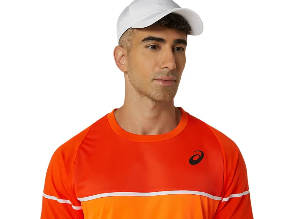 Fashion ASICS MEN GAME SHORT SLEEVE TOP Koi