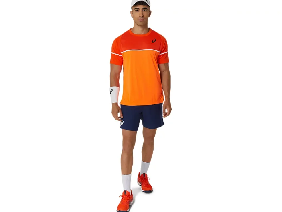Fashion ASICS MEN GAME SHORT SLEEVE TOP Koi