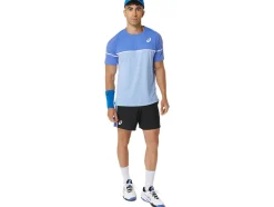 Cheap ASICS MEN GAME SHORT SLEEVE TOP Sapphire