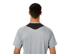 Flash Sale ASICS MEN GEL-COOL PRINT SHORT SLEEVE TOP Sheet Rock Heather